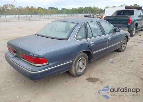 1997 Ford Crown Victoria Lx from USA, damaged, VIN 2FALP74W1VX177655